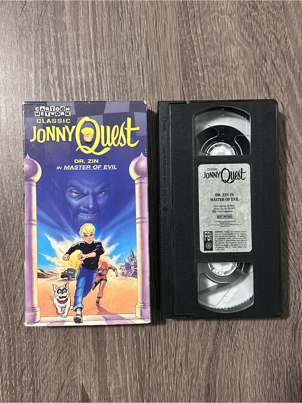 Jonny Quest Master of Evil VHS